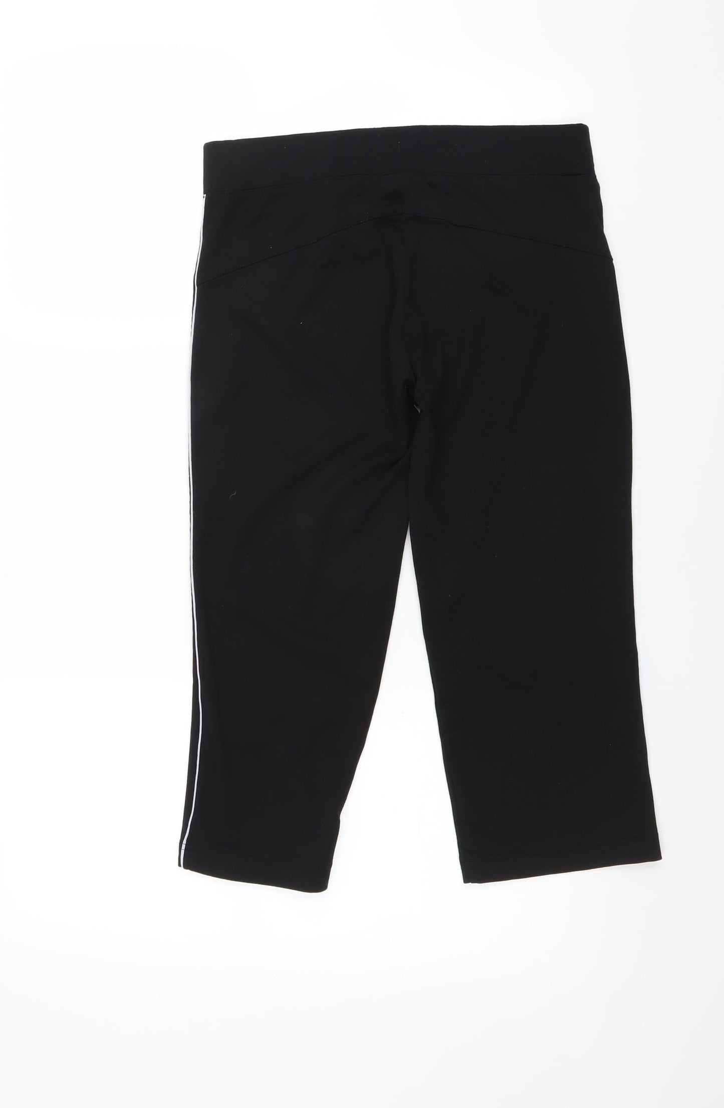 Olympus Womens Black   Cropped Leggings Size 10 L20 in
