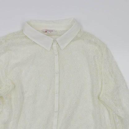 Womens UK Size  Marisota Ivory Basic T-Shirt