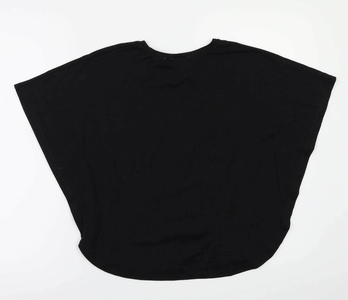 Tammy girl Girls Black Animal Print  Basic T-Shirt Size 11-12 Years