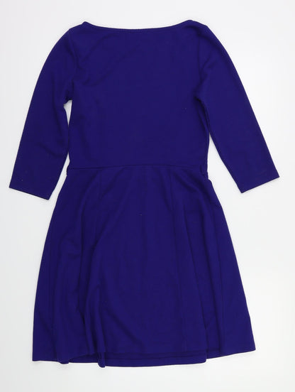George Womens Blue   Fit & Flare