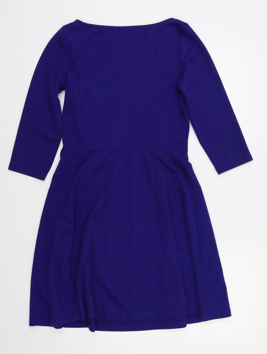 George Womens Blue   Fit & Flare