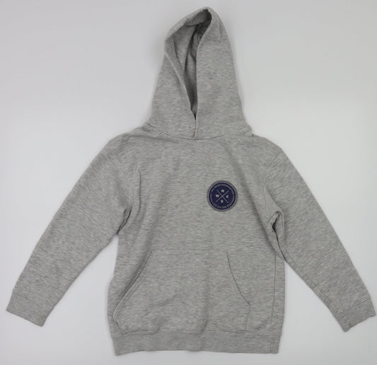 fruit the loom Boys Grey   Pullover Jumper Size 9 Years