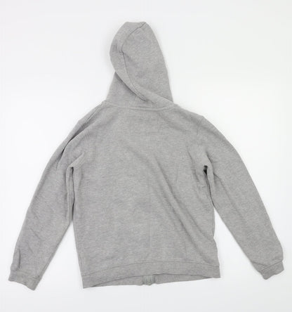 Brooklyn Boys Grey   Full Zip Hoodie Size 12-13 Years