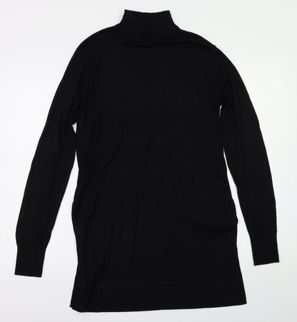 Womens UK Size XS H&M Black Basic T-Shirt