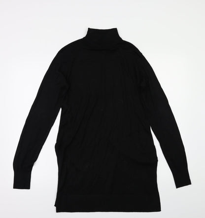 Womens UK Size XS H&M Black Basic T-Shirt