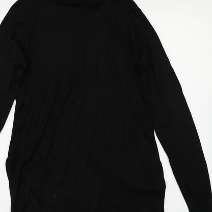 Womens UK Size XS H&M Black Basic T-Shirt