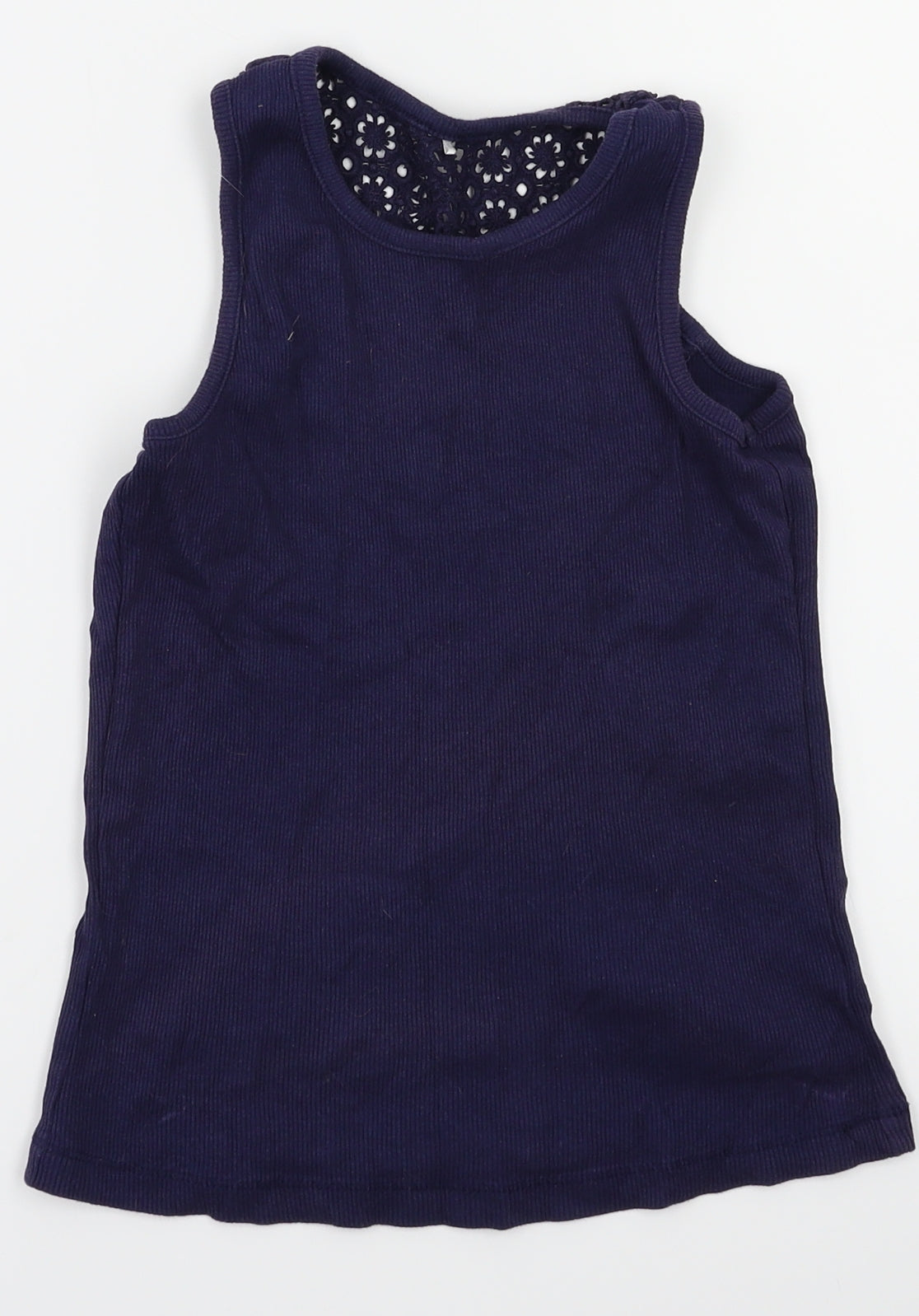 gorge Girls Blue Floral  Basic T-Shirt Size 9-10 Years
