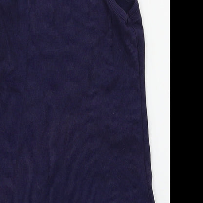 gorge Girls Blue Floral  Basic T-Shirt Size 9-10 Years