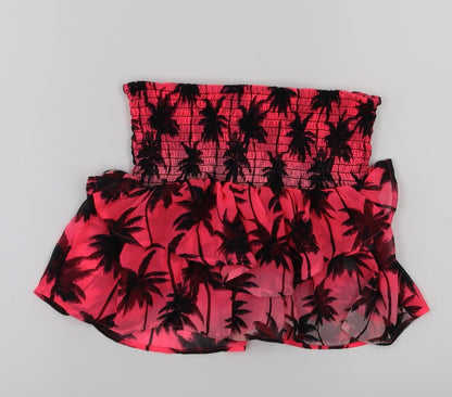 H&M Girls Pink Flecked  Flare Skirt Size 9 Years