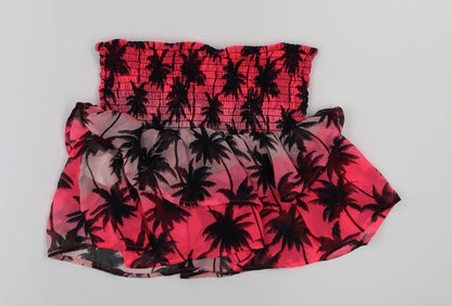 H&M Girls Pink Flecked  Flare Skirt Size 9 Years