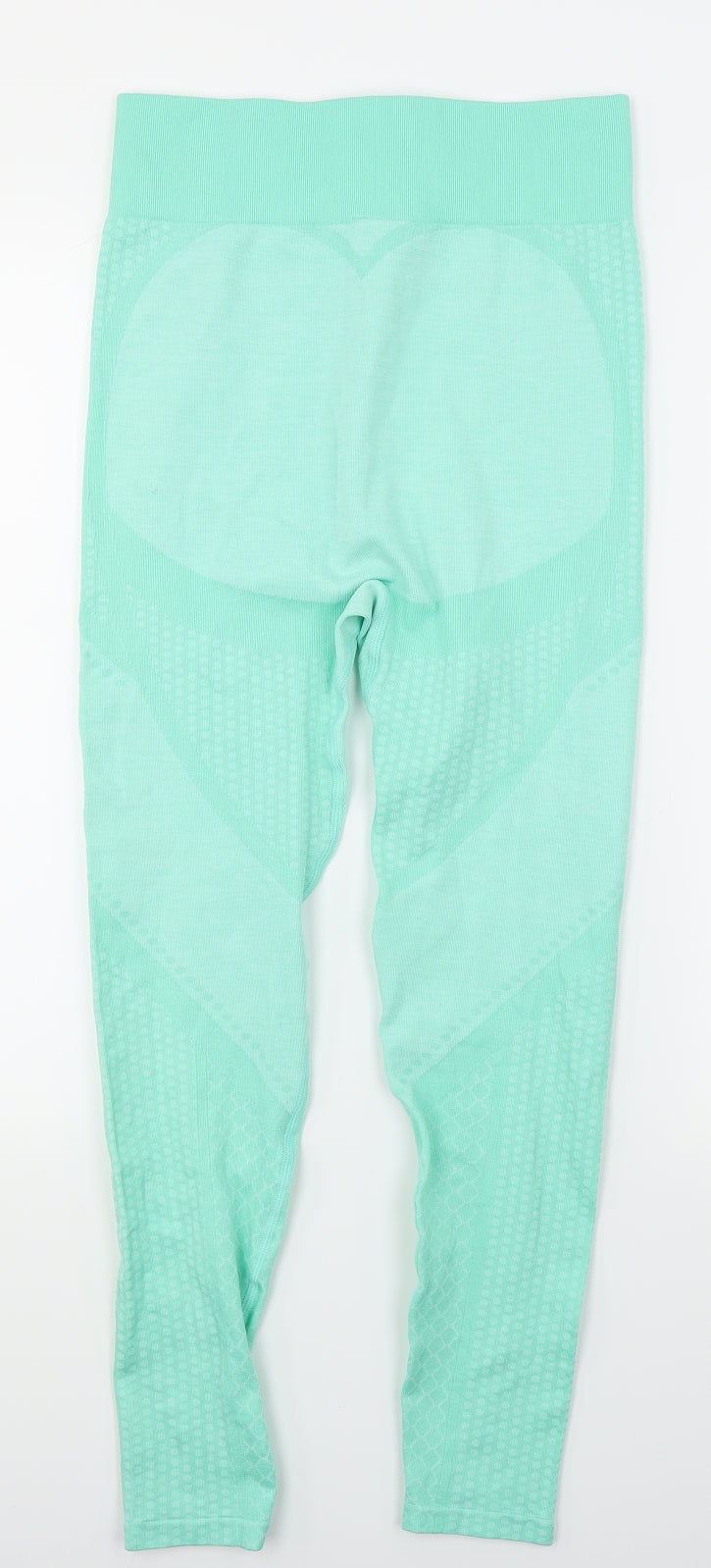 South Beach Womens Blue Polka Dot  Jogger Leggings Size XS L23 in