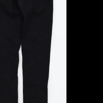 Denim Co Womens Black  Denim Skinny Jeans Size 12 L25 in - Ripped Knees