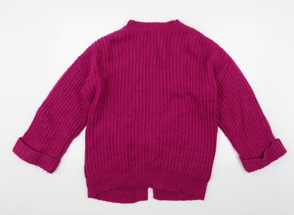 Vertbaudet Womens Pink   Cardigan Jumper Size 12