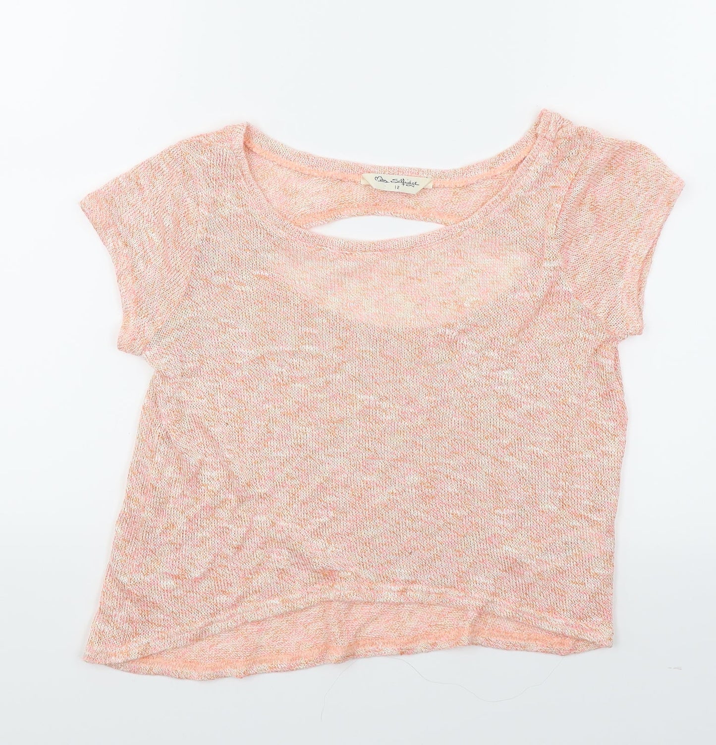 Miss Selfridge Womens Orange   Basic Blouse Size 12