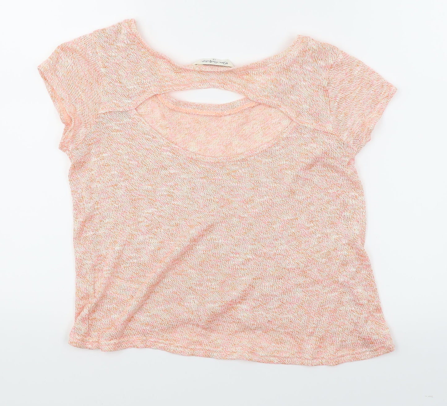 Miss Selfridge Womens Orange   Basic Blouse Size 12