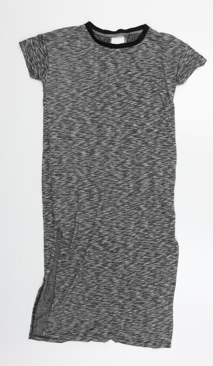 Primark Womens Grey   T-Shirt Dress  Size 8