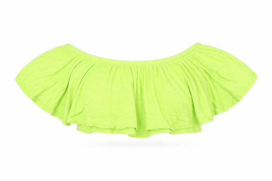 Womens UK Size 6 Boohoo Green Cropped T-Shirt