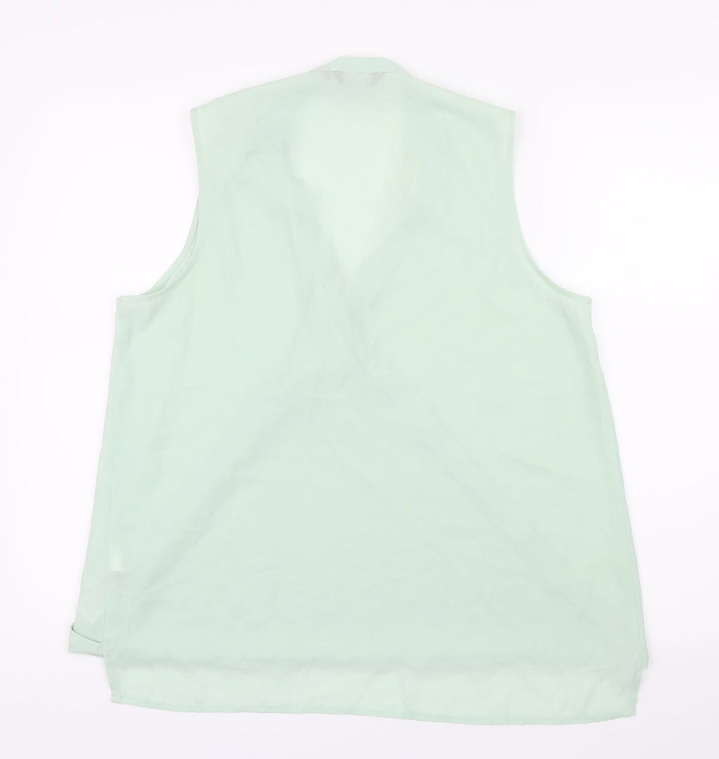 Womens UK Size 12 New Look Green Basic Blouse