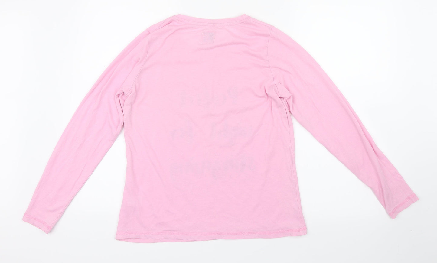 Adore Womens Pink Geometric  Top Pyjama Top Size S