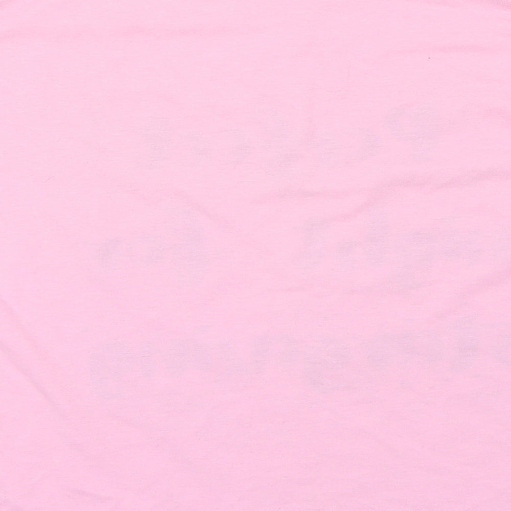 Adore Womens Pink Geometric  Top Pyjama Top Size S