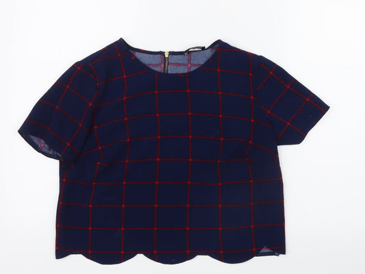 Womens UK Size 10 George Red Basic T-Shirt