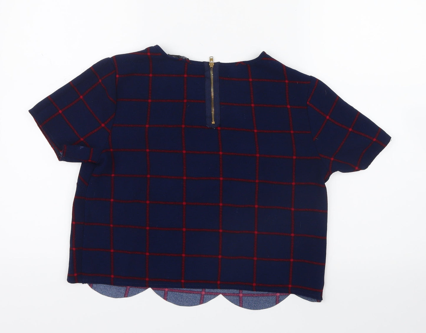Womens UK Size 10 George Red Basic T-Shirt