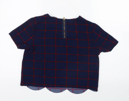 Womens UK Size 10 George Red Basic T-Shirt