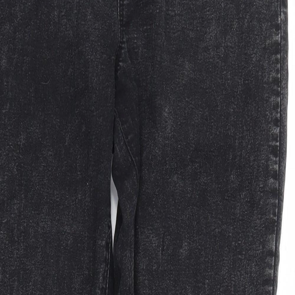 Denim Co. Womens Black  Denim Jegging Jeans Size 12 L29 in