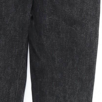 Denim Co. Womens Black  Denim Jegging Jeans Size 12 L29 in