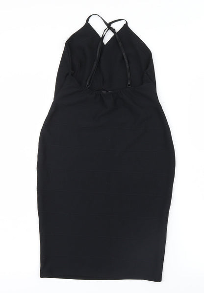 Boohoo Womens Black   Bodycon  Size 10