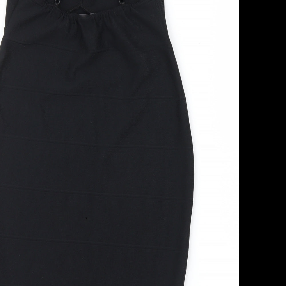 Boohoo Womens Black   Bodycon  Size 10