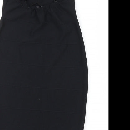 Boohoo Womens Black   Bodycon  Size 10