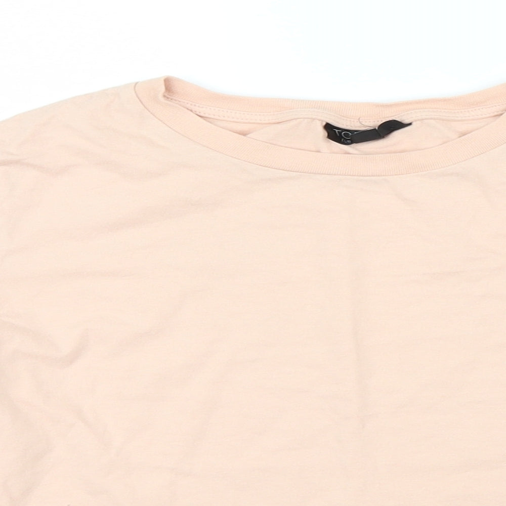Womens UK Size 8 Topshop Pink Basic Blouse