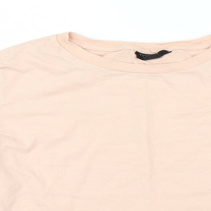 Womens UK Size 8 Topshop Pink Basic Blouse
