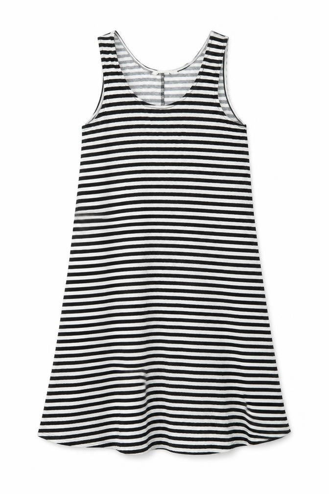 H&M Womens Black Striped  Shirt Dress  Size 4