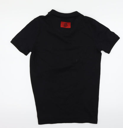 DFND Mens Black    Polo Size S