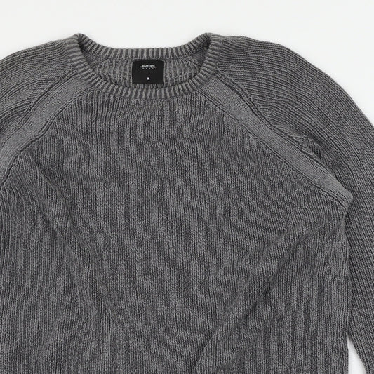 Burton Mens Grey   Pullover Jumper Size M