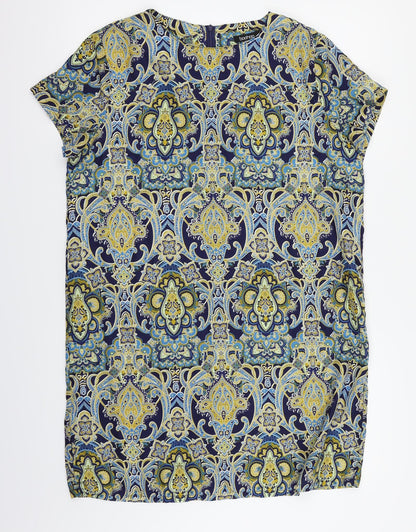 Womens UK Size 12 Boohoo Multicoloured Basic Blouse