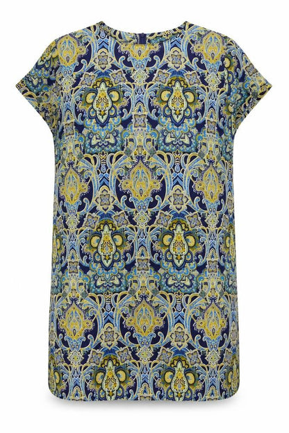 Womens UK Size 12 Boohoo Multicoloured Basic Blouse