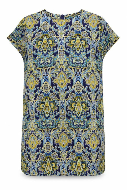 Womens UK Size 12 Boohoo Multicoloured Basic Blouse