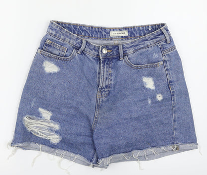 Denim Pimkie Womens Blue   Cut-Off Shorts Size S