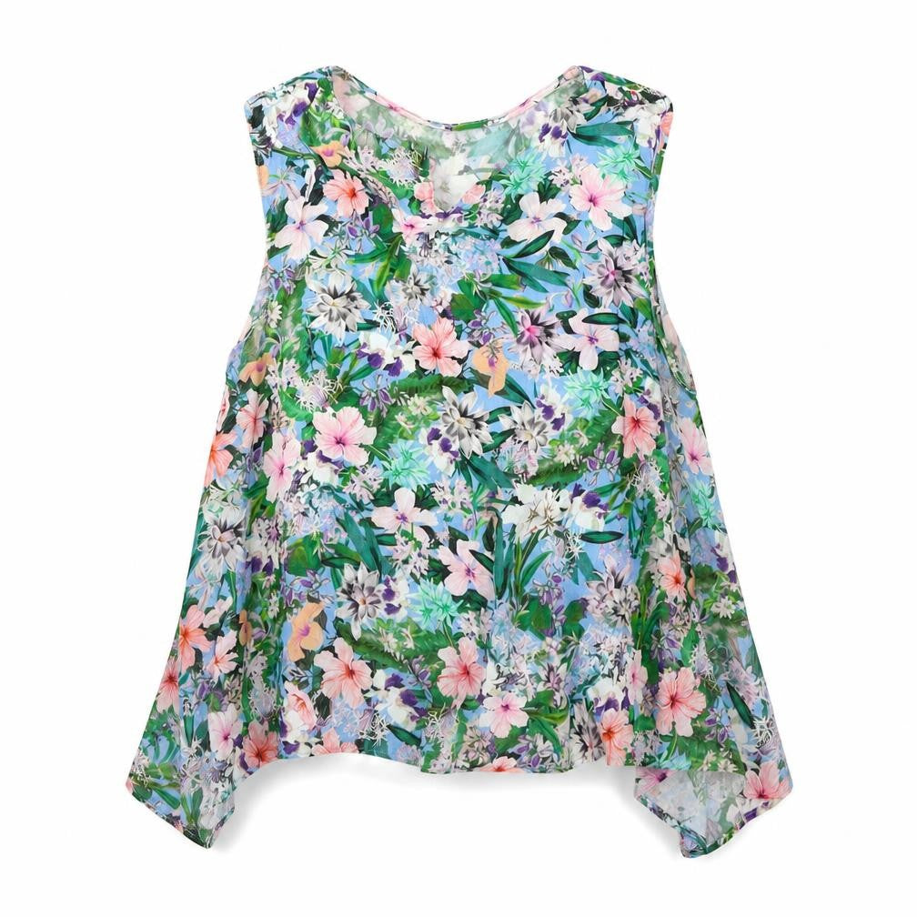 Womens UK Size 6 Zara Multicoloured Basic Blouse