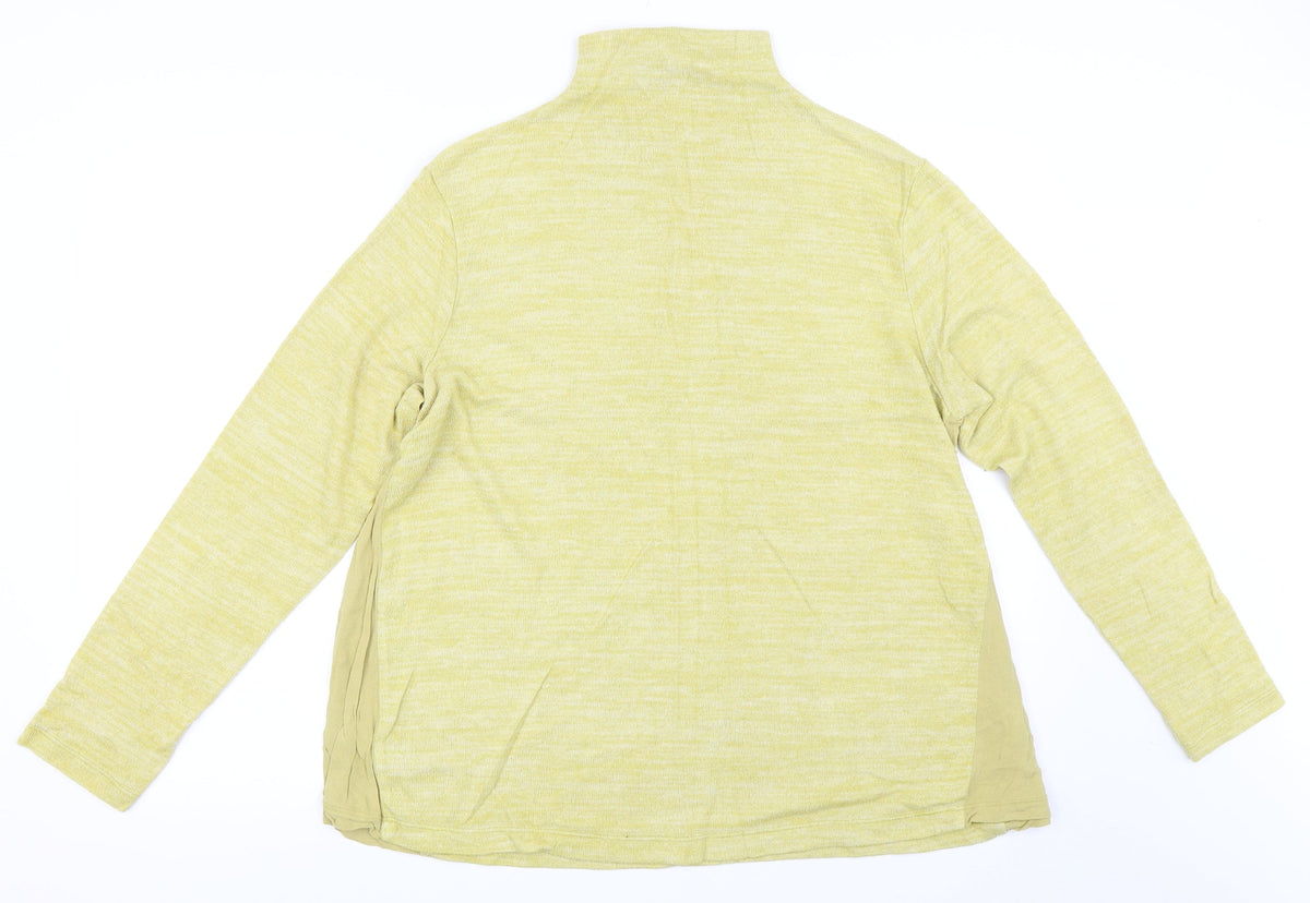 Next Womens Yellow   Pullover Jumper Size 18