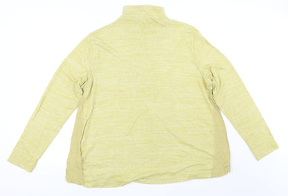 Next Womens Yellow   Pullover Jumper Size 18