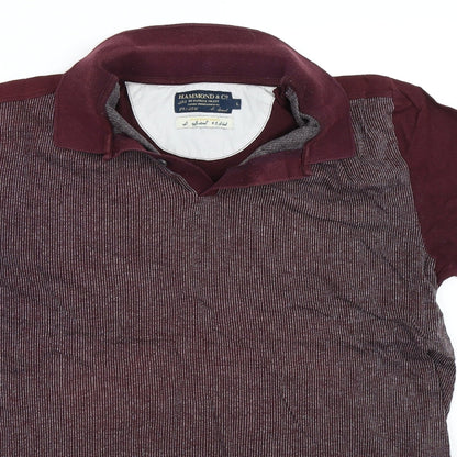 Hammond & Co Mens Red    Polo Size L