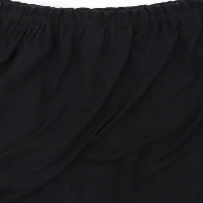 Womens UK Size 10 New Look Black Basic T-Shirt