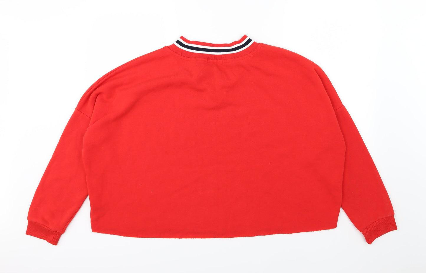 Primark Womens Red  Jersey Pullover Sweatshirt Size XL