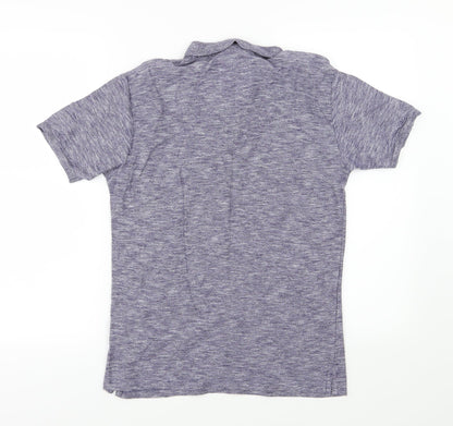 Cedar Wood State Mens Blue    Polo Size S