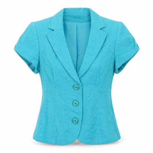 Womens UK Size 14 M&Co Blue Jacket