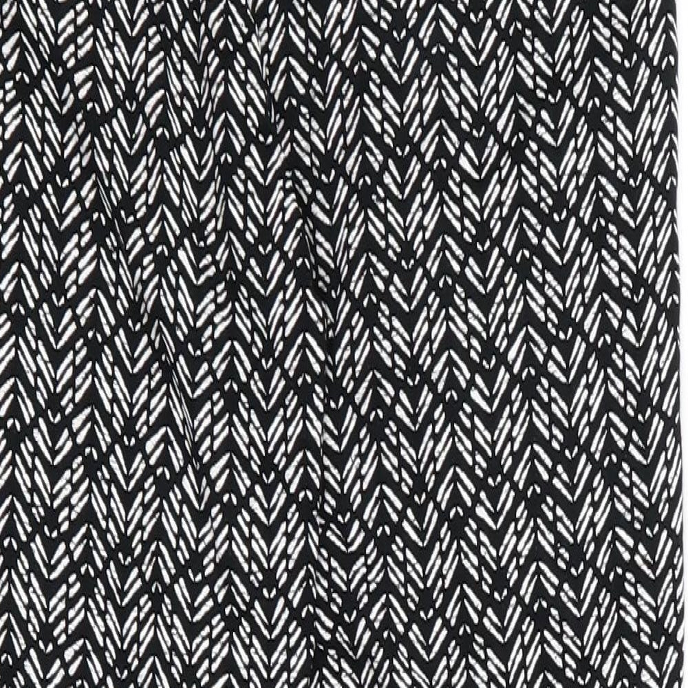 Womens UK Size 10 Marks and Spencer Regular Fit Harem Black Trousers
